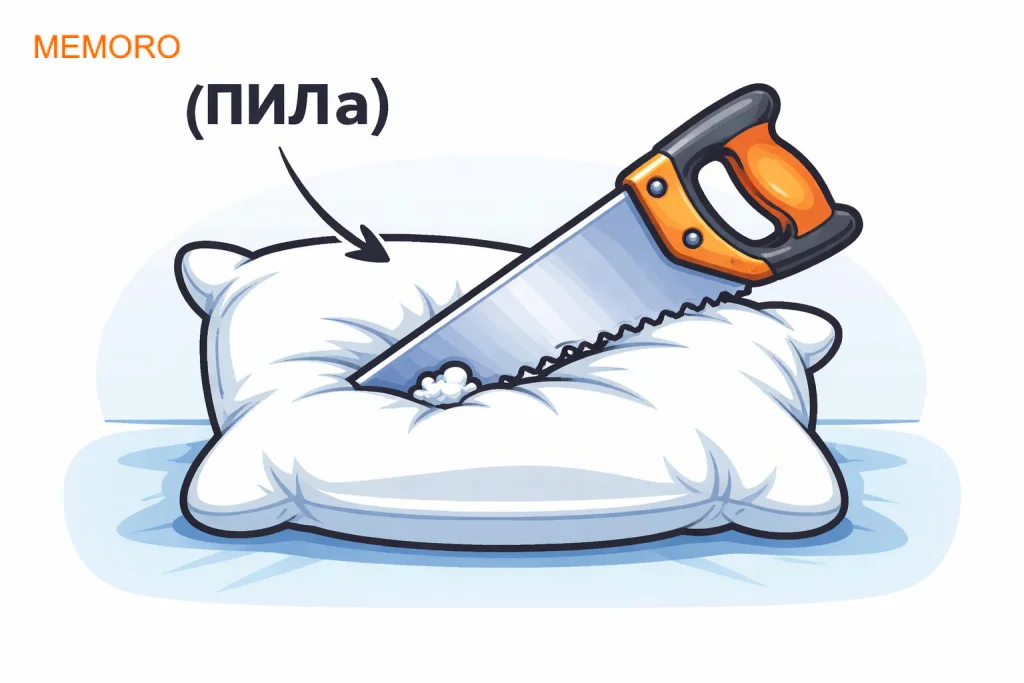 мнемокартинка pillow - подушка