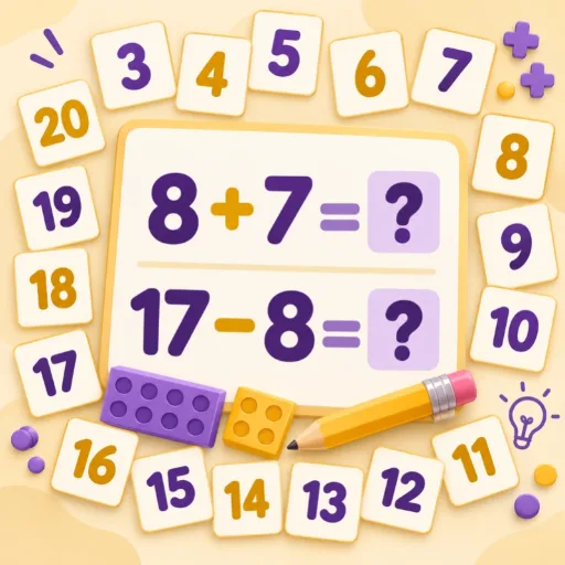 Сложение и вычитание в пределах 1 -20. Упражнения для устного счета