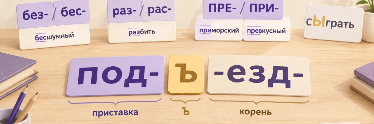 Приставки русского языка - правила и практика