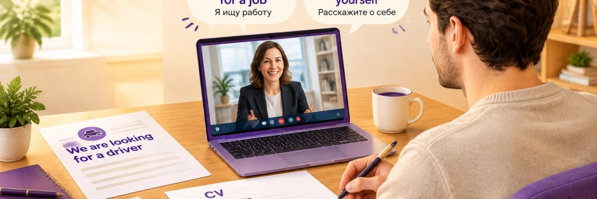 Английский для собеседования и поиска работы - для начинающих